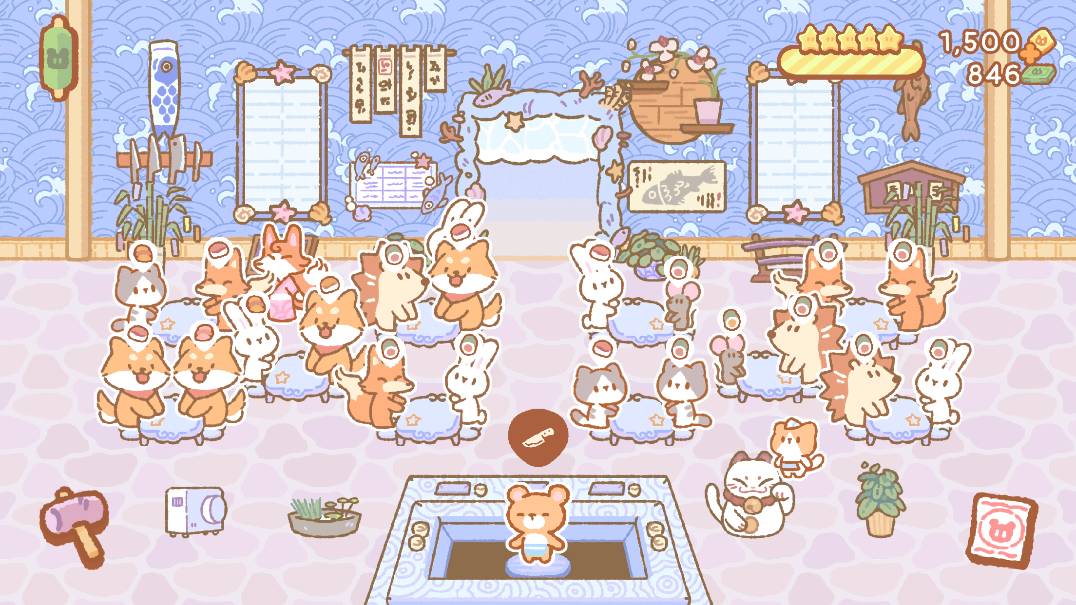 Kuma Sushi Bar Game Screenshot