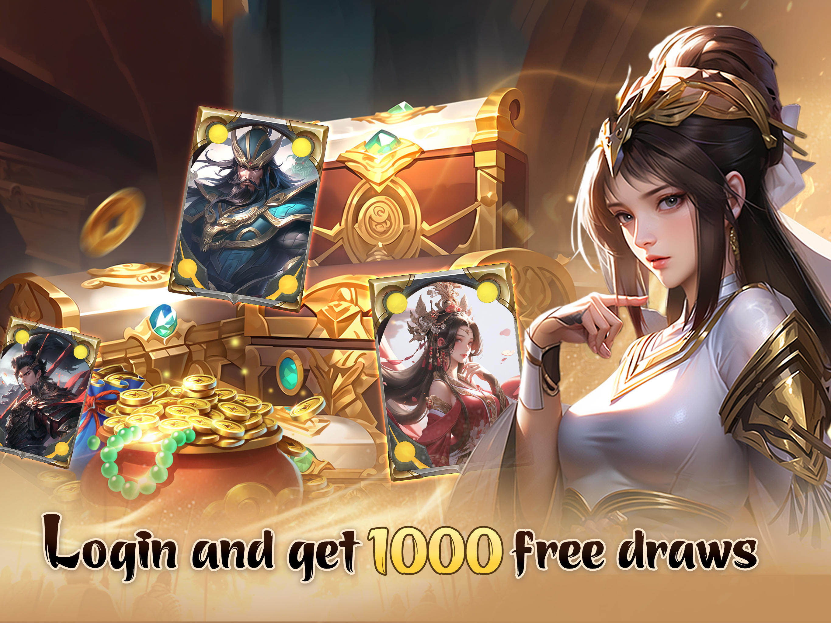 Fantasi Tiga Kerajaan:Perang Game Screenshot