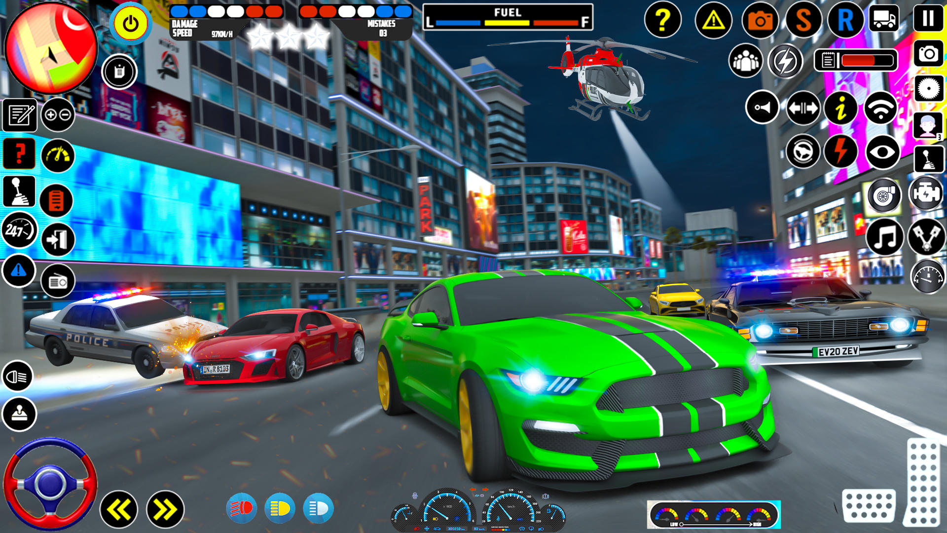 Police Car 3D Game Game Screenshot