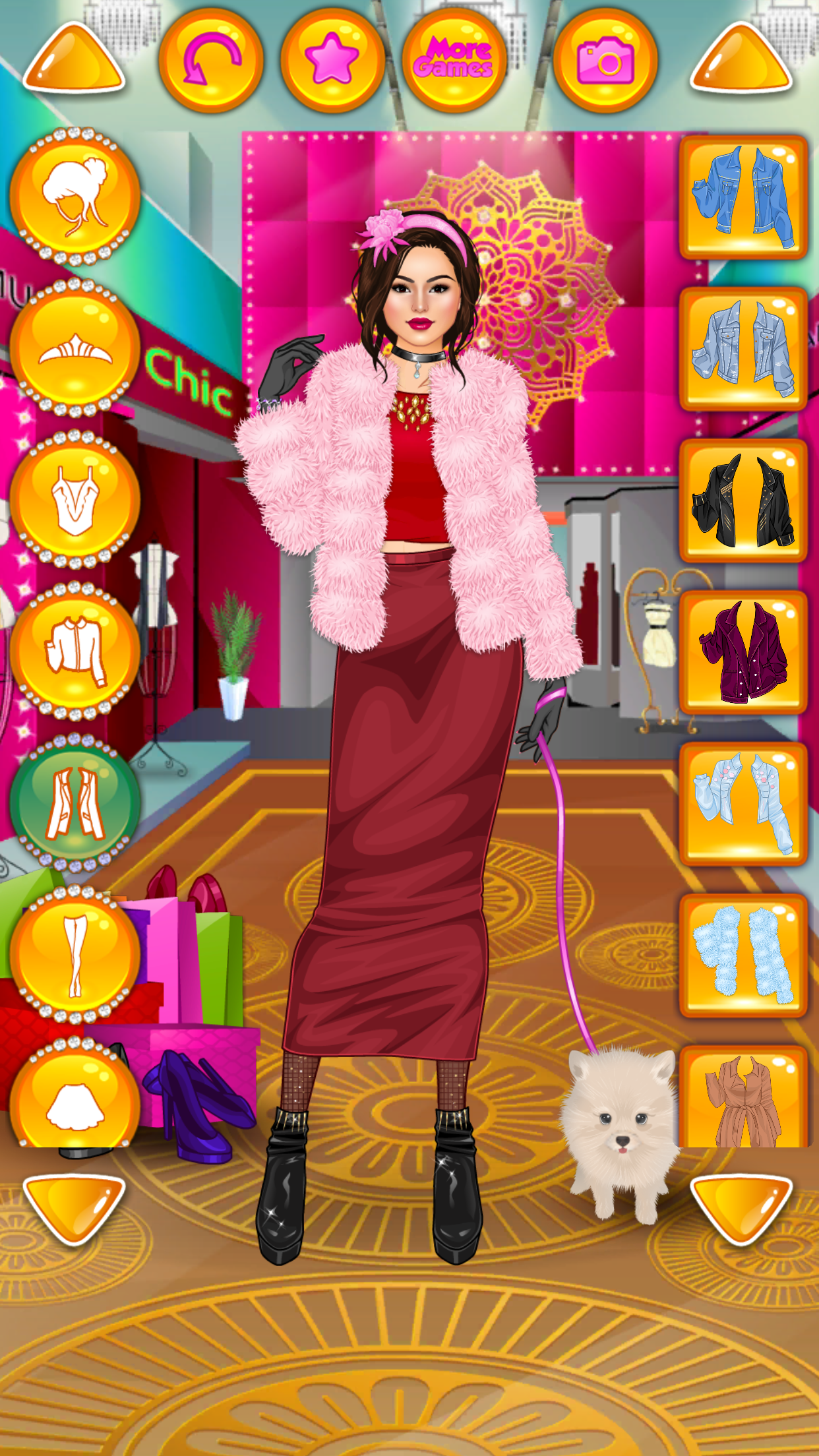Rich Girl Shopping: Girl Games Game Screenshot