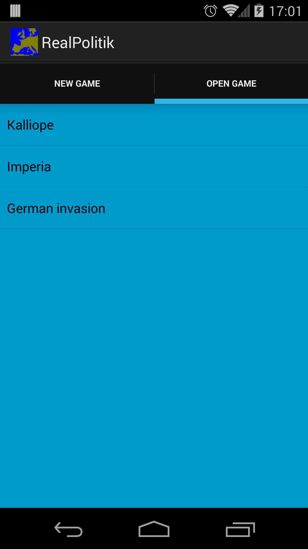 Realpolitik Game Screenshot