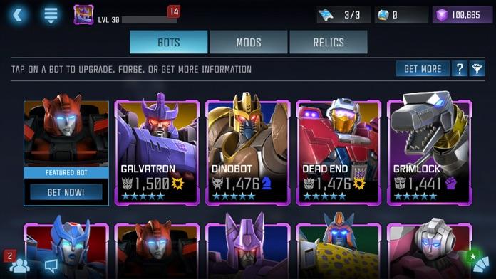 Screenshot of TRANSFORMERS Forged to Fight