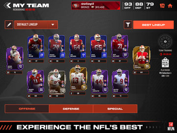 Captura de Tela do Jogo Madden NFL 25 Mobile Football