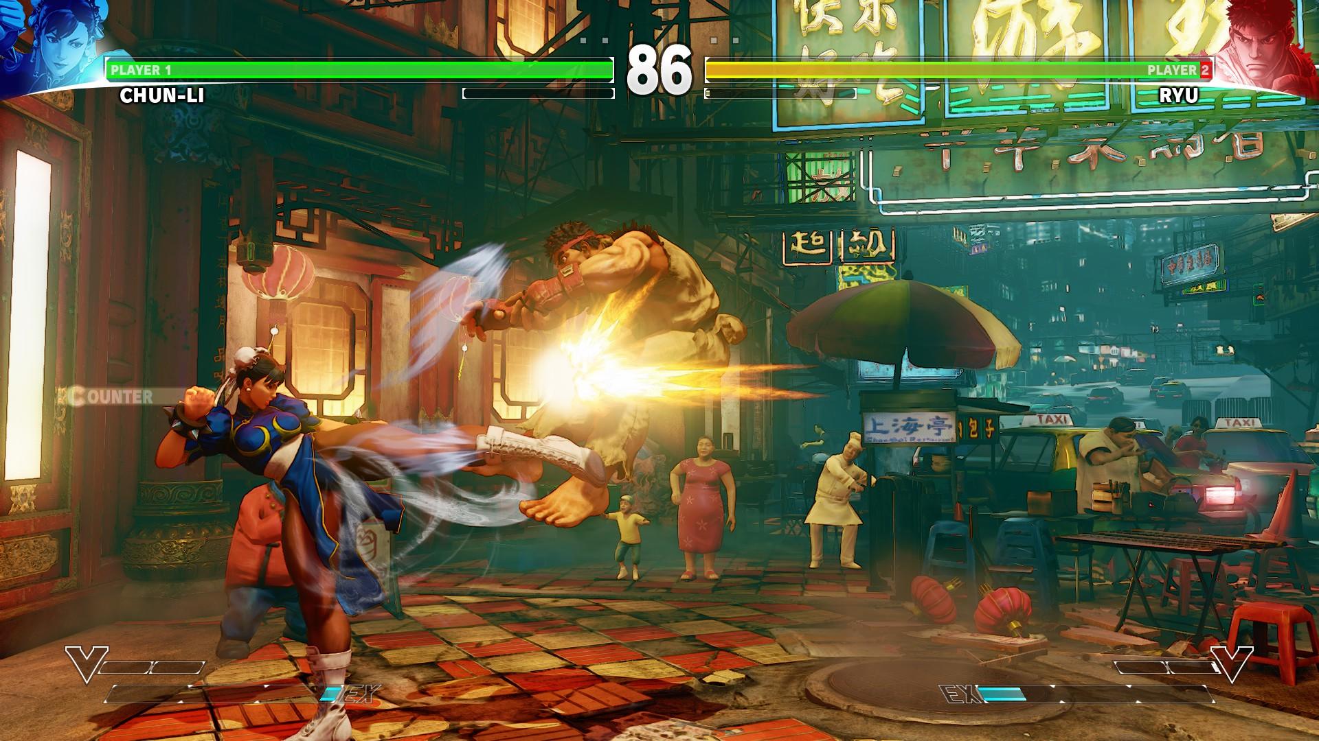 Screenshot of Street Fighter V