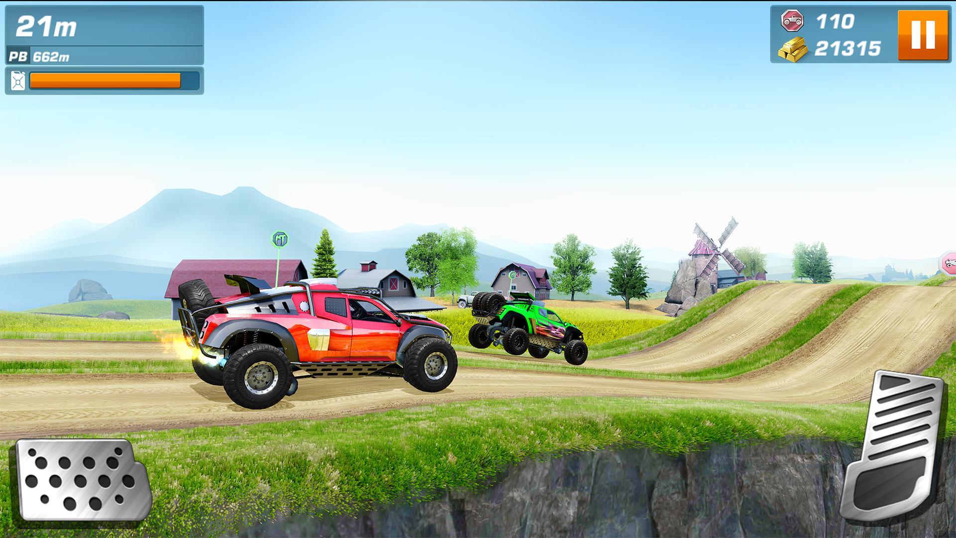 Скриншот игры Monster Trucks Racing 2021