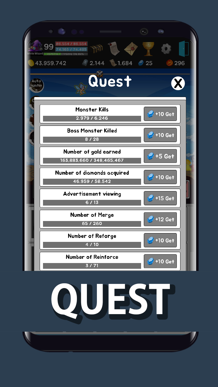 IDLE RPG Game Screenshot