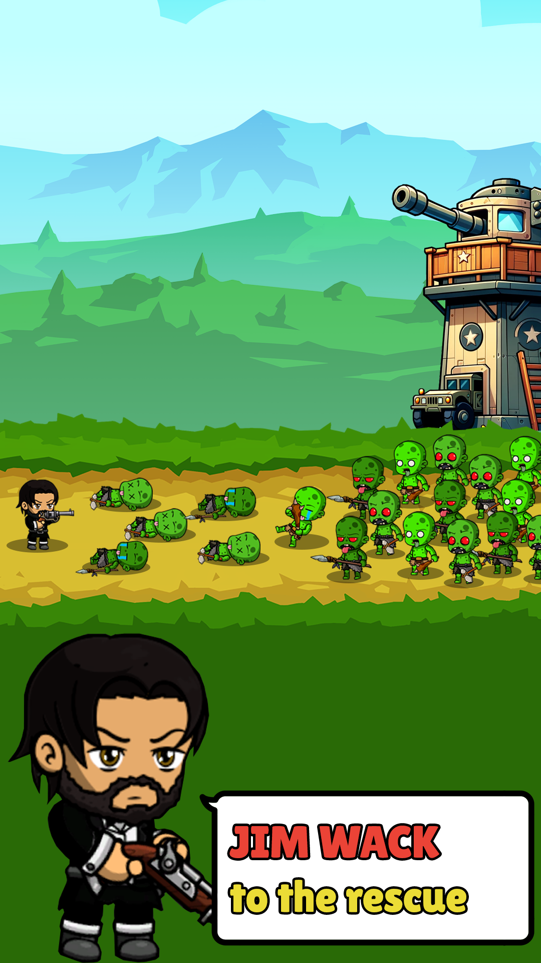 Zombie Time Wars 遊戲截圖