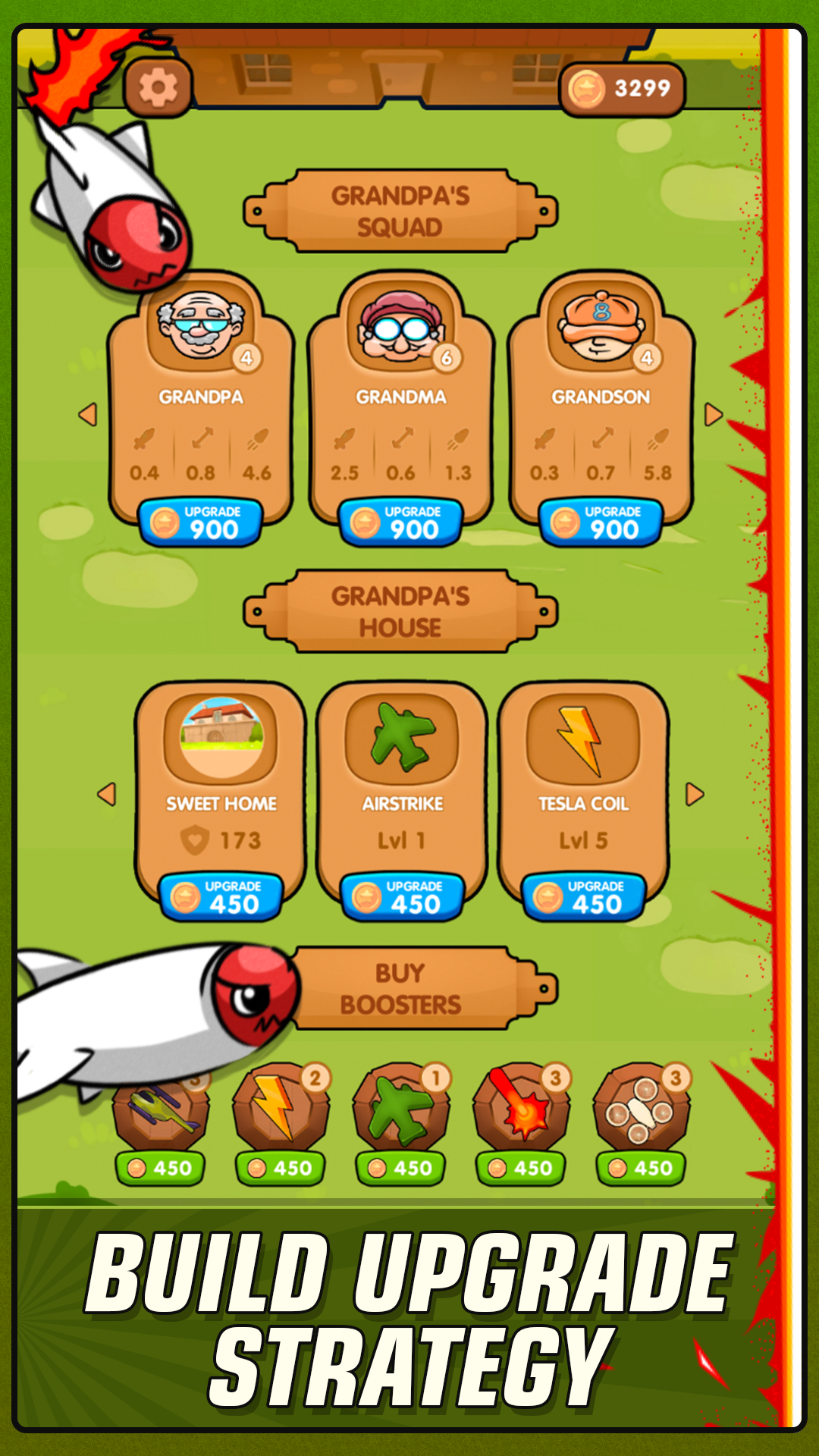 Screenshot of Gramp Defenders: Tower Defense