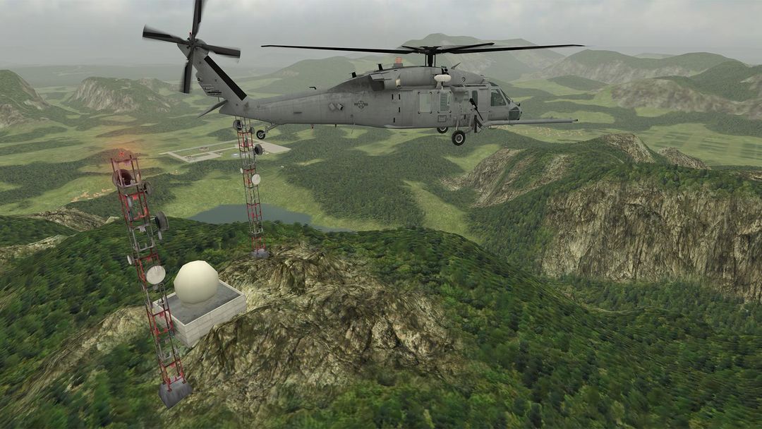 Helicopter Sim Flight Simulato screenshot game