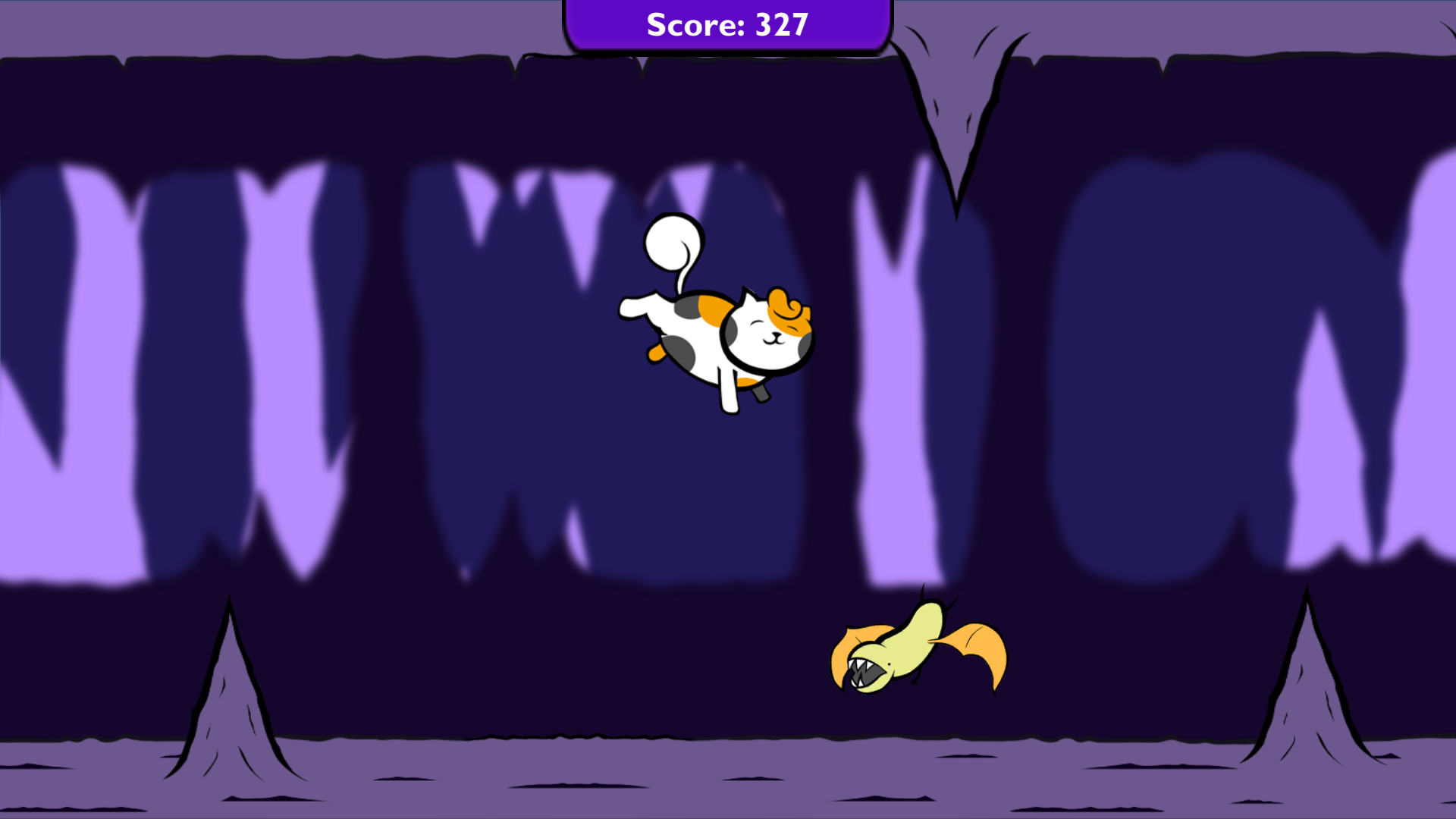 Cat Cave ゲームのスクリーンショット