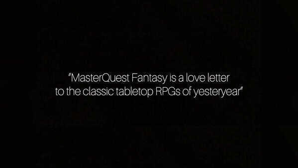 Screenshot of the video of MasterQuest Fantasy