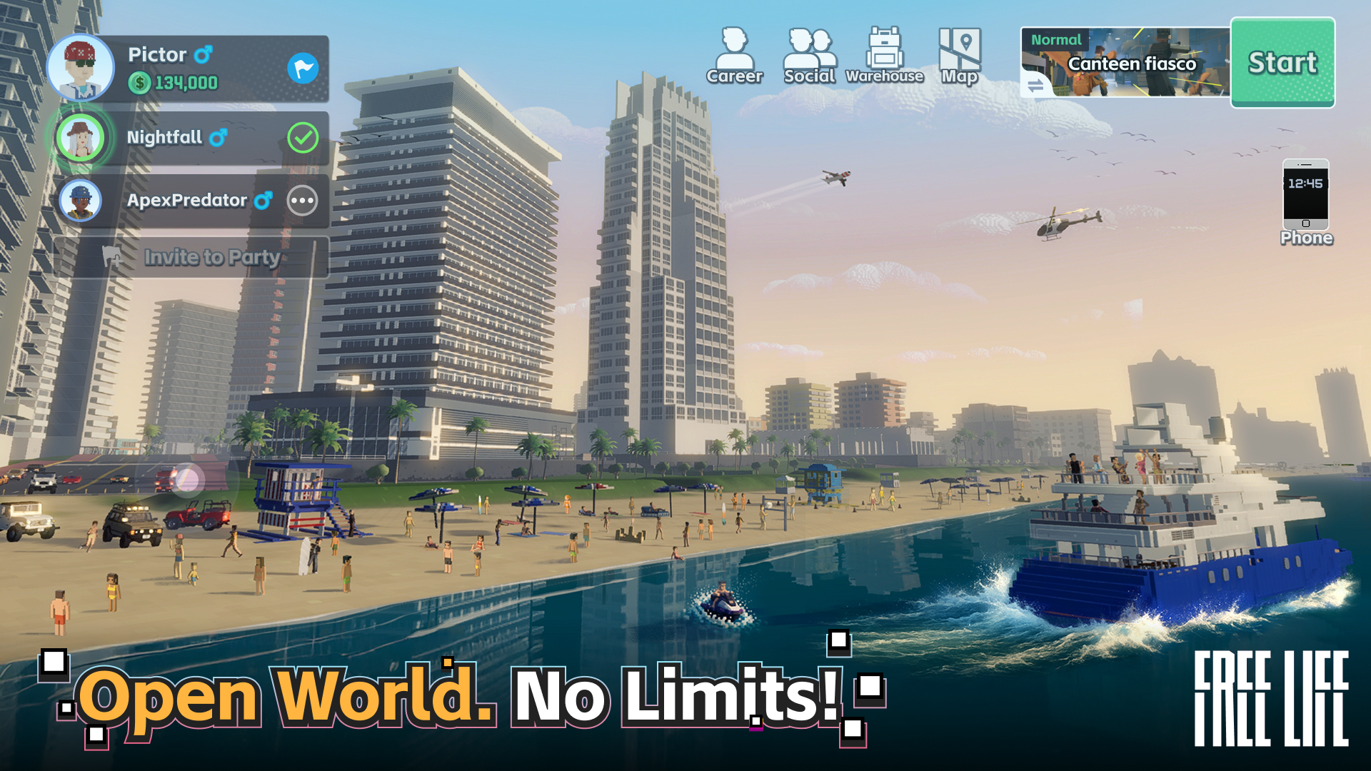 FREELIFE Game Screenshot