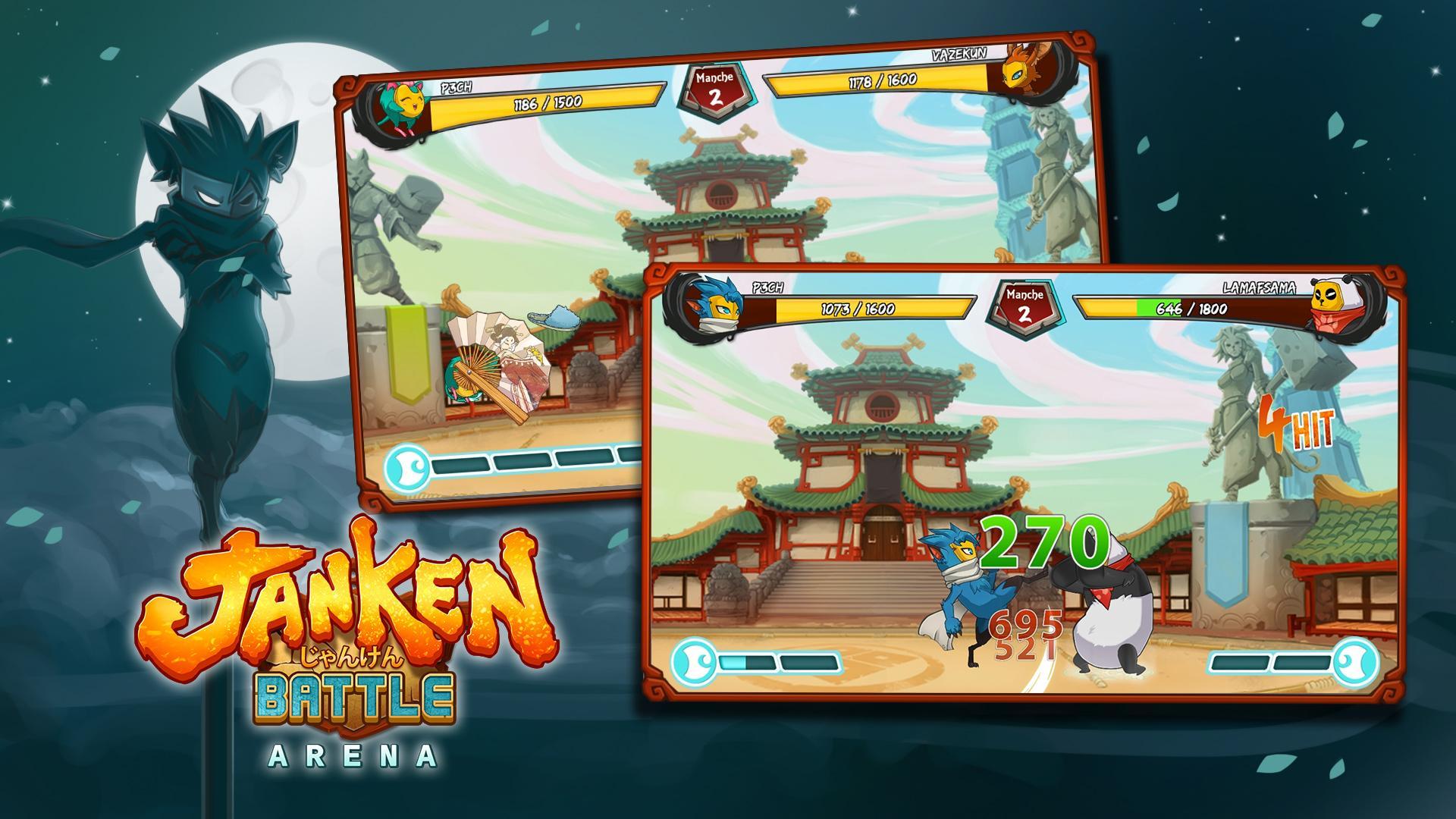 JanKen Battle Arena Game Screenshot