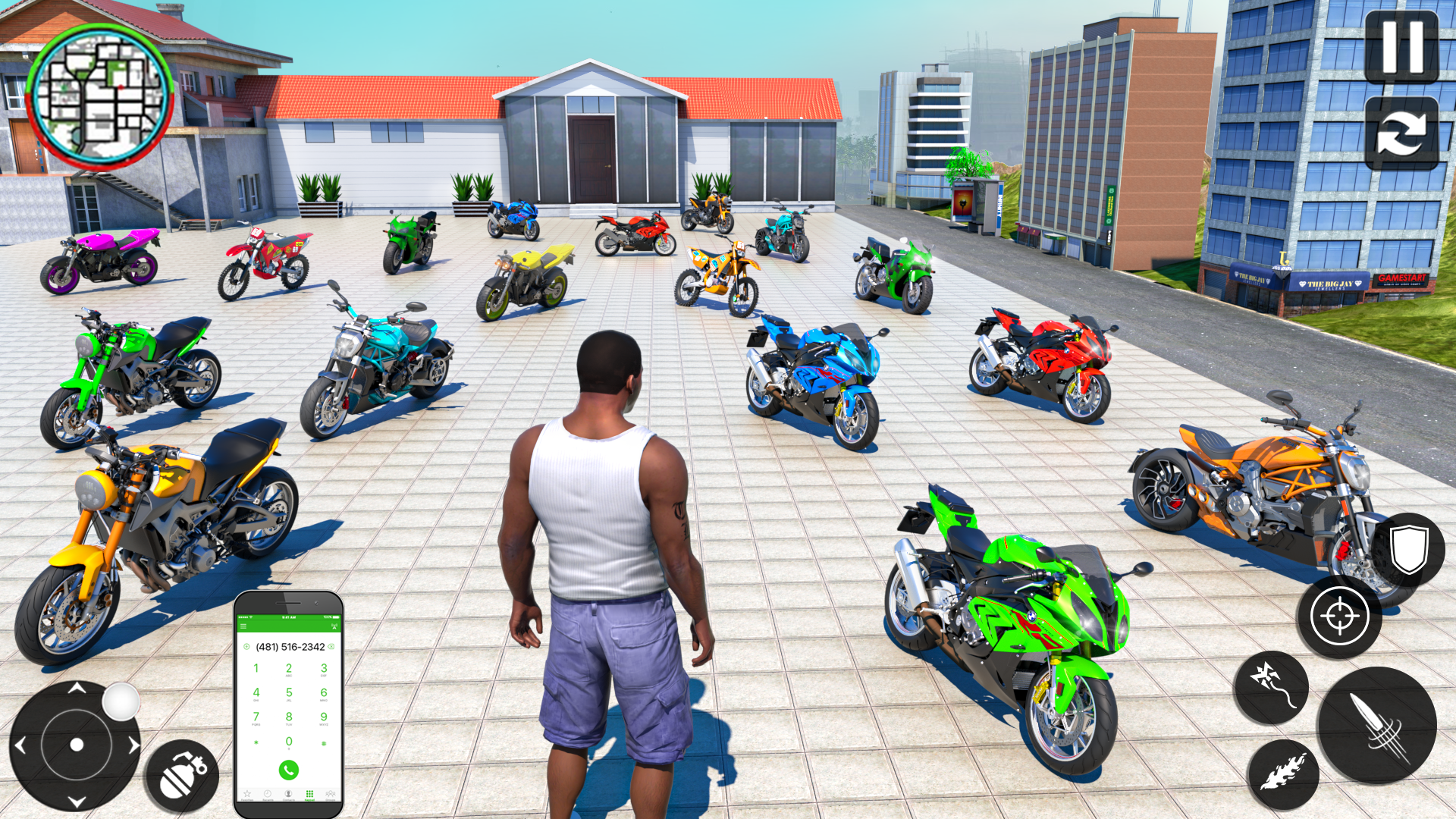 Screenshot of Dirt Bike Moto-Bike Stunt Game