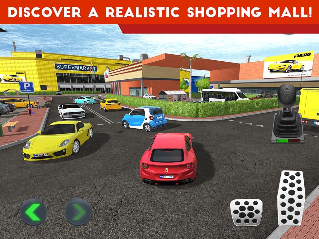 Shopping Mall Parking Lot Game Screenshot