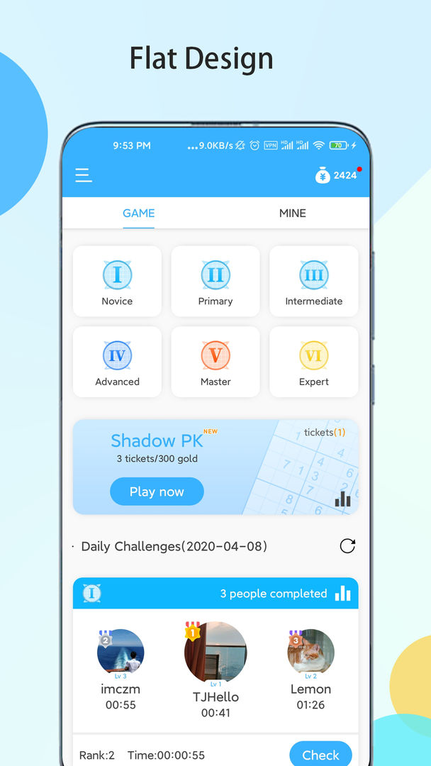 Screenshot of Sudoku Our - Multiplayer online PK