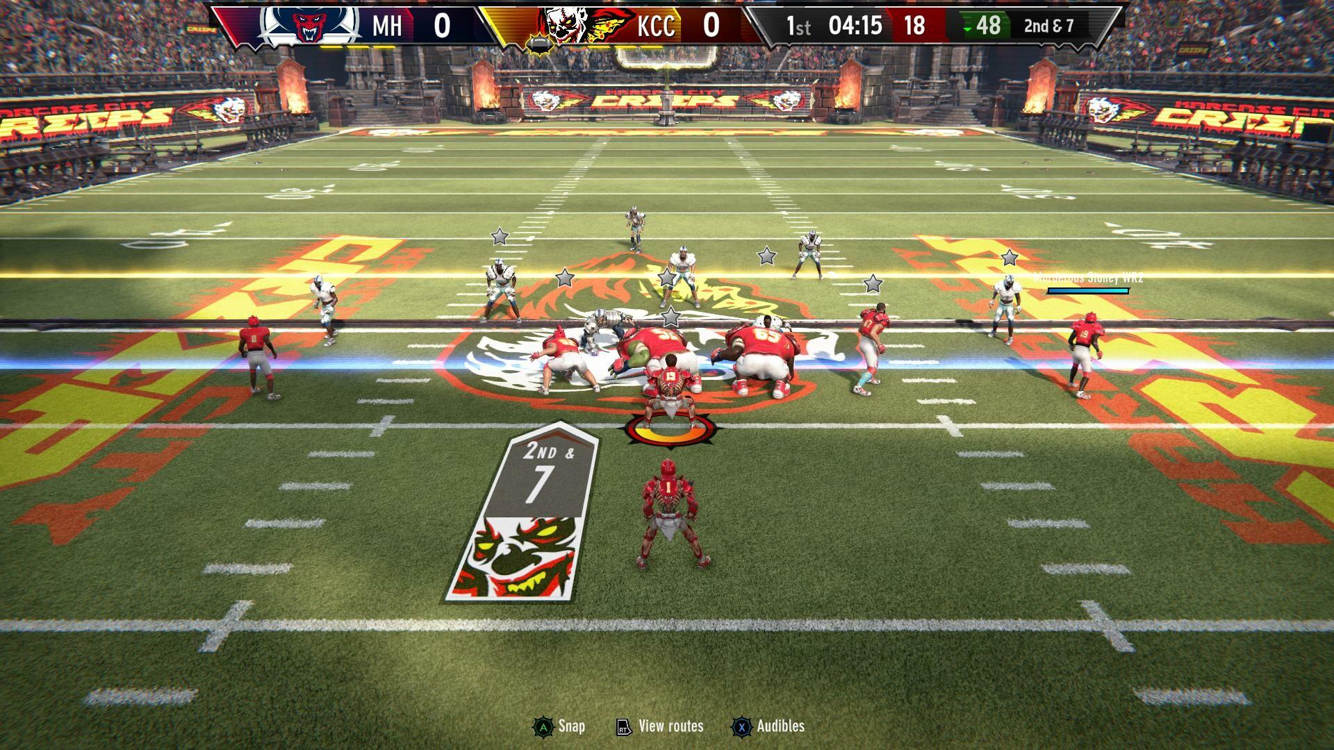 Screenshot of Mutant Football League 2