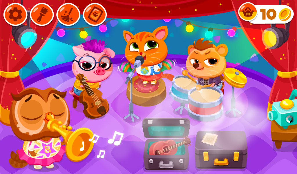 Bubbu School–สัตว์น่ารักของฉัน ภาพหน้าจอเกม