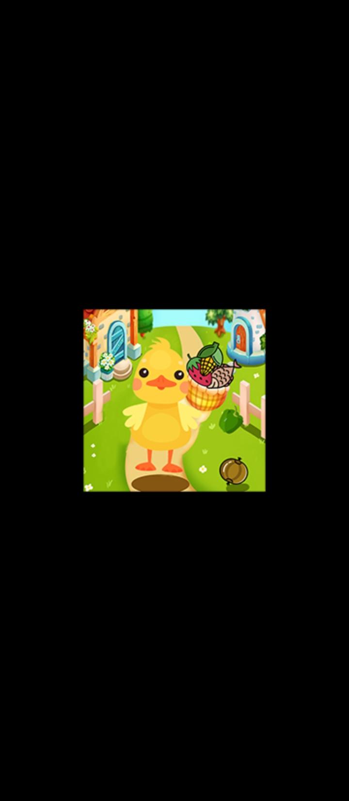 Captura de Tela do Jogo Happy Farm Fruit Puzzle Mania