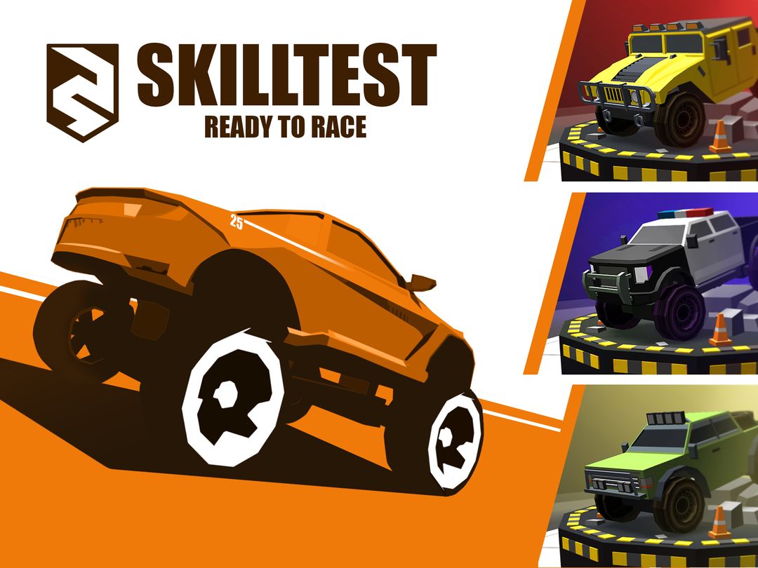 Skill Test - Stunts Racing 게임 스크린 샷