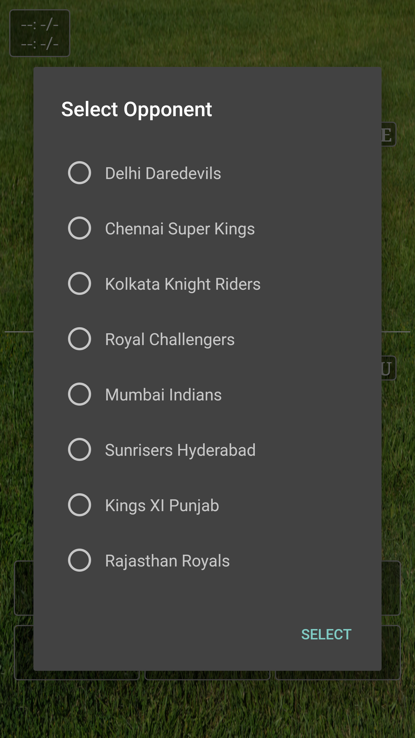 Cuplikan Layar Game Live T20 Cricket