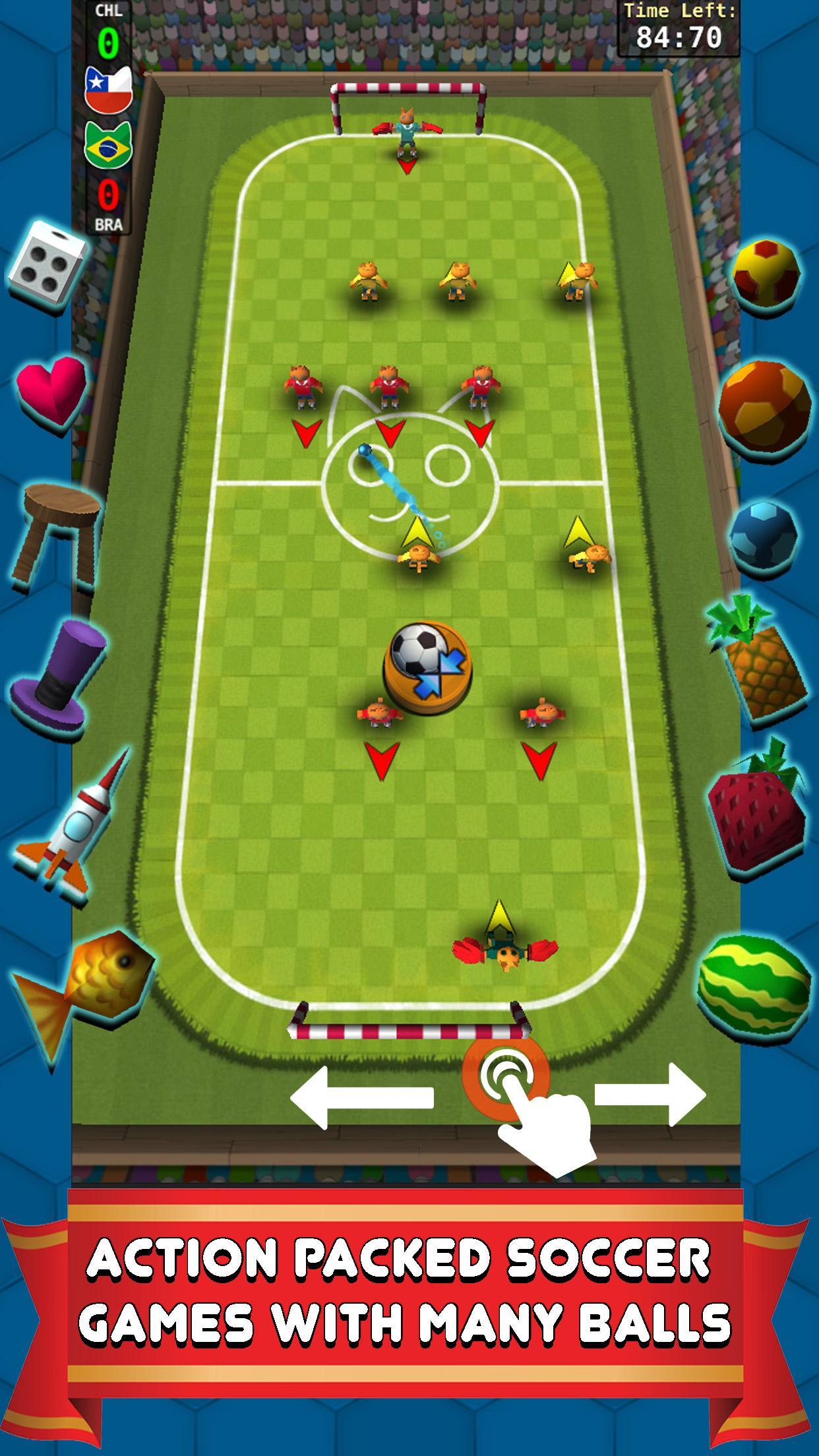 Screenshot 1 of Soccer Foozy Kitty: แมวฟูสบอลสตาร์ 1.3.1