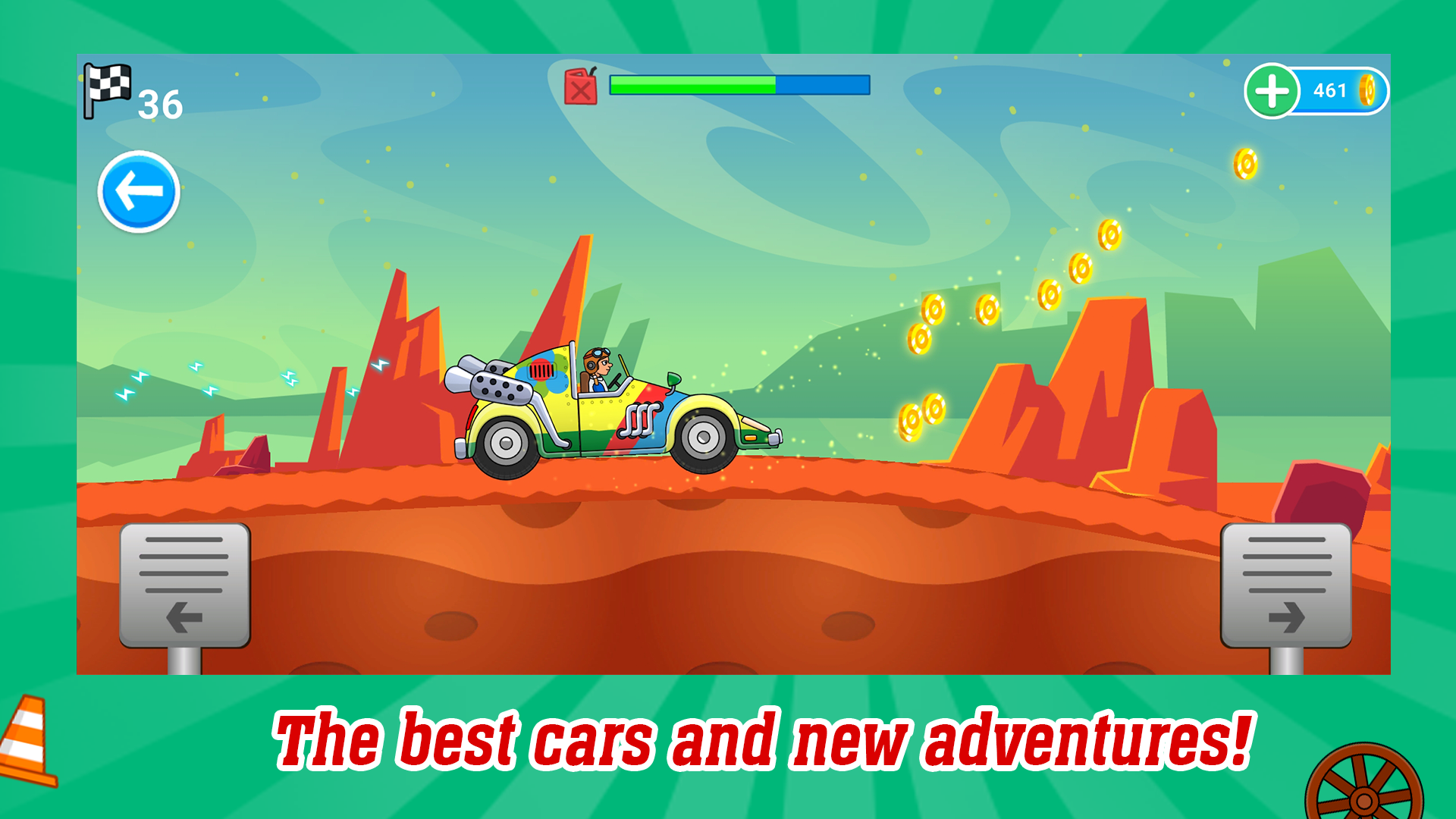 Hill race Game Screenshot