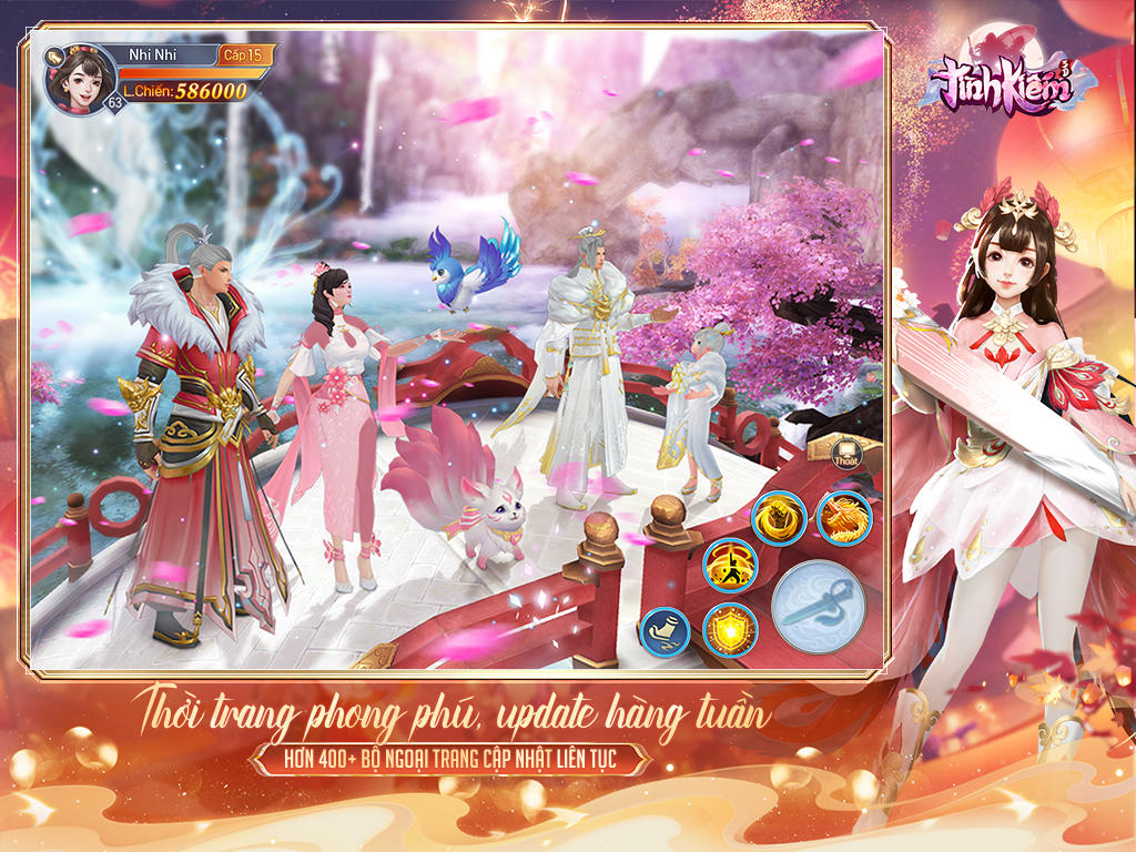 Tình Kiếm 3D-Tam Niên Vạn Phúc Game Screenshot