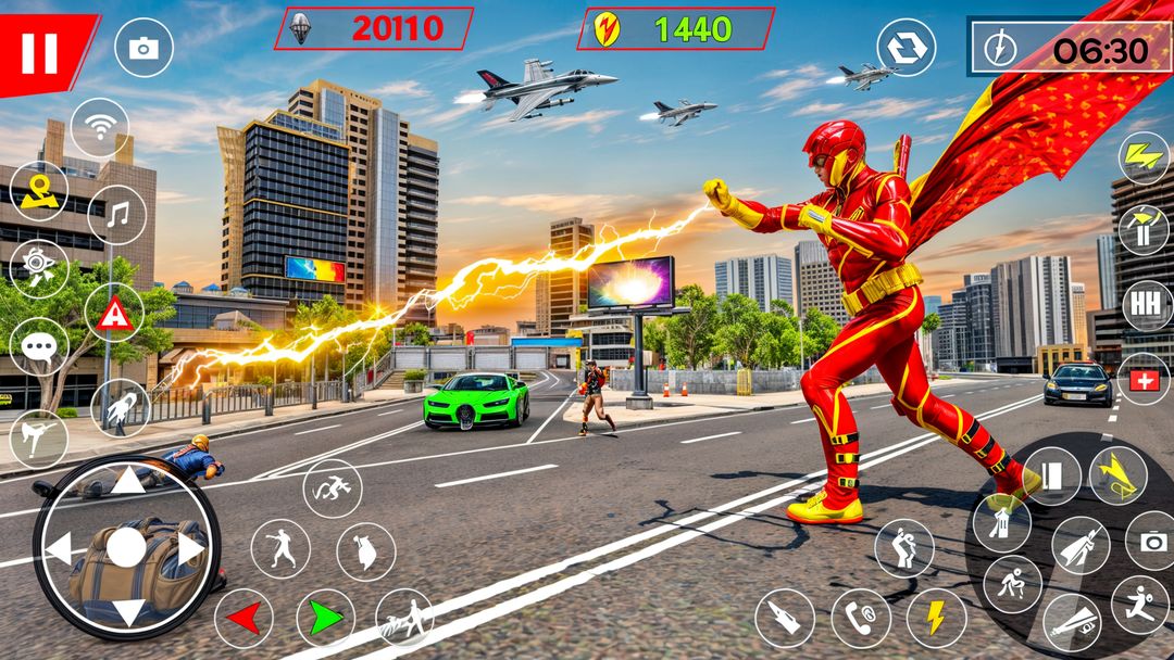 Super Heroes Games: Speed Hero ภาพหน้าจอเกม