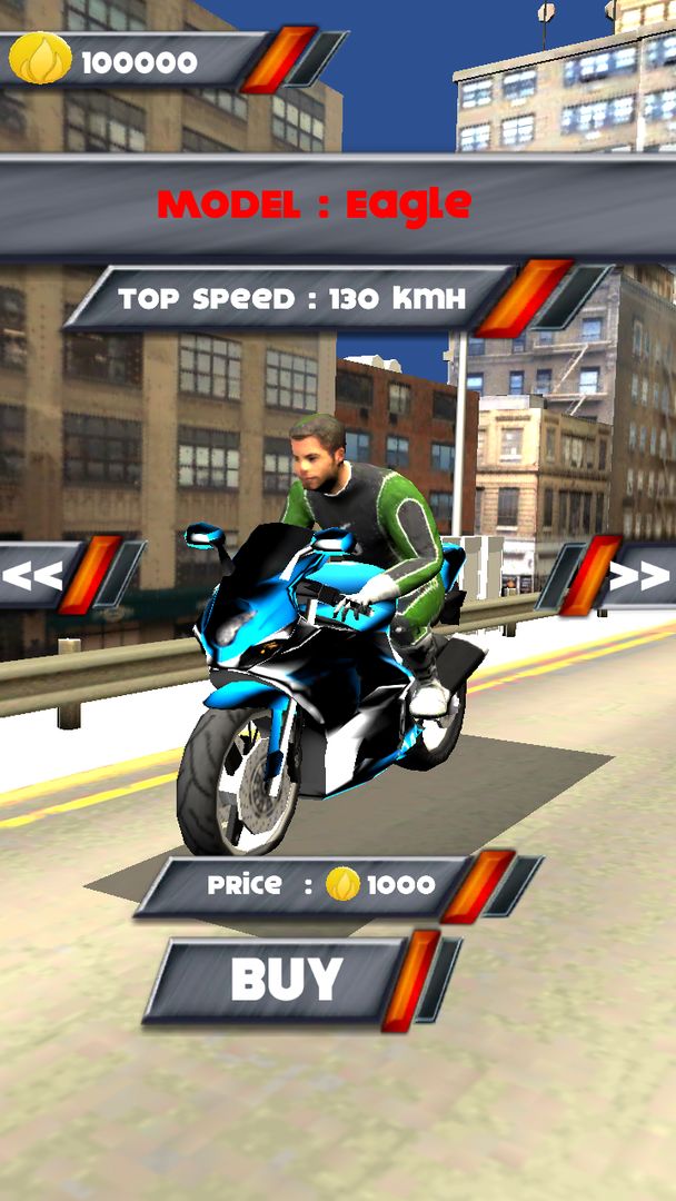 Screenshot of Crazy Racing Moto