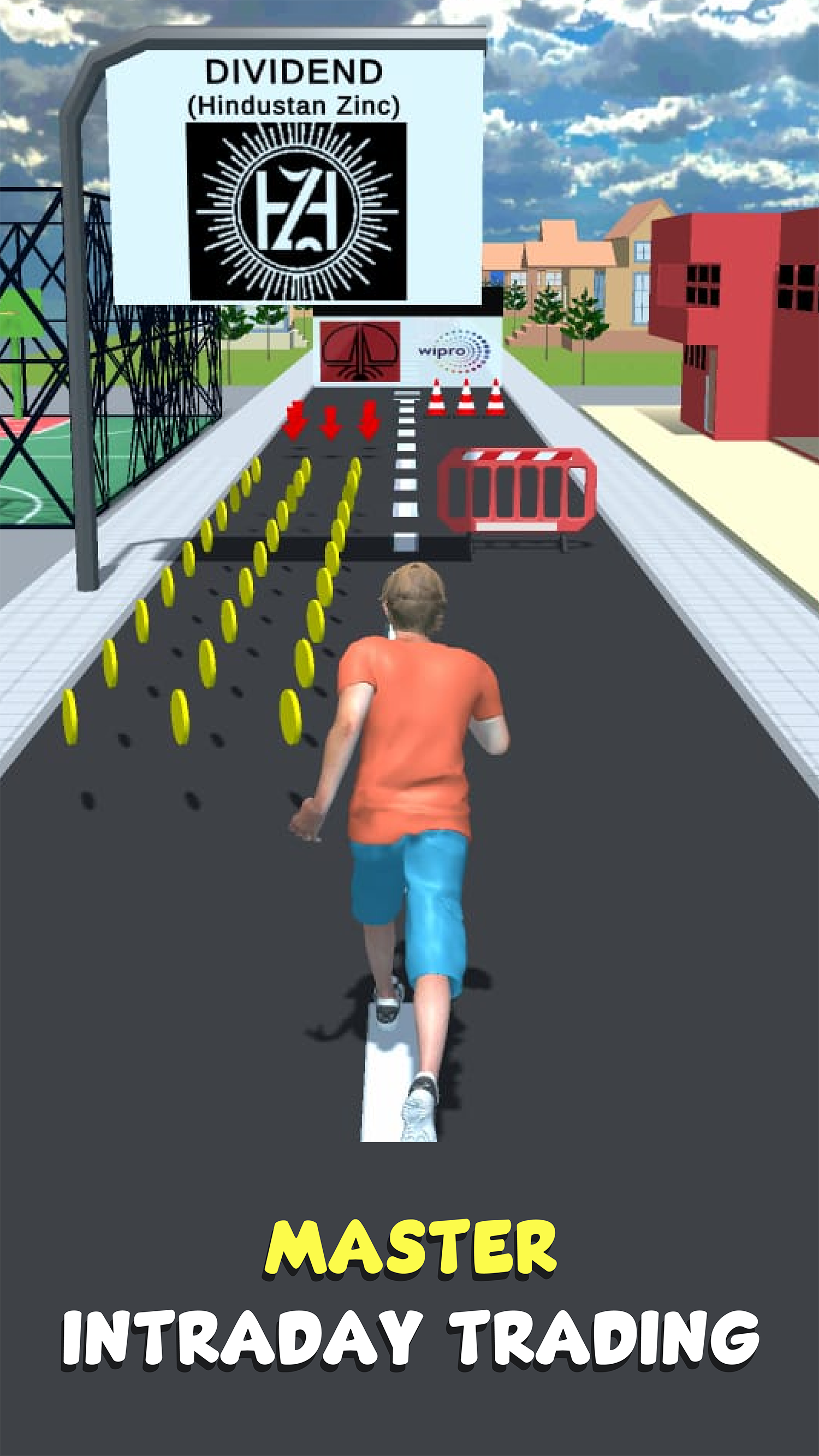 Stock Runner India Game Screenshot