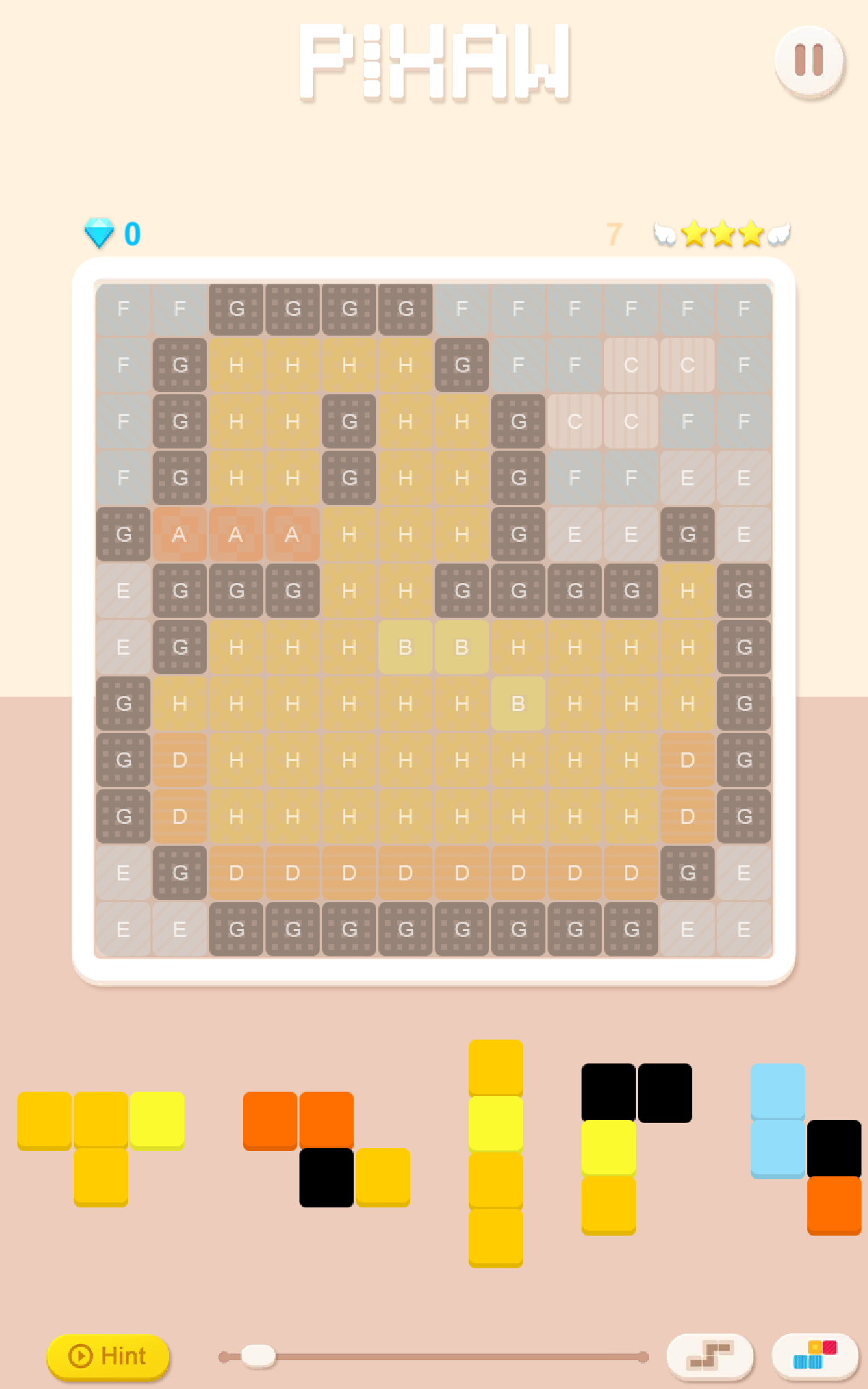 Pixaw Puzzle ภาพหน้าจอเกม