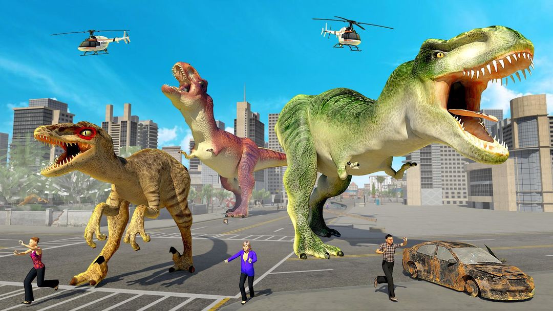 Screenshot of Hungry Dinosaur Hunting Simula