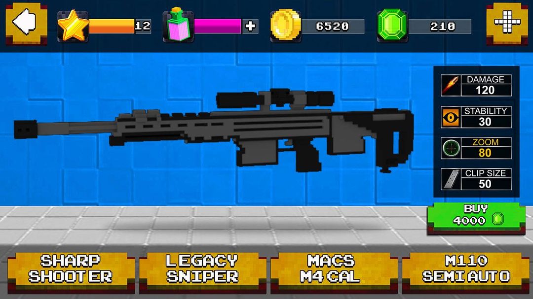 Sniper Craft 3D 게임 스크린 샷