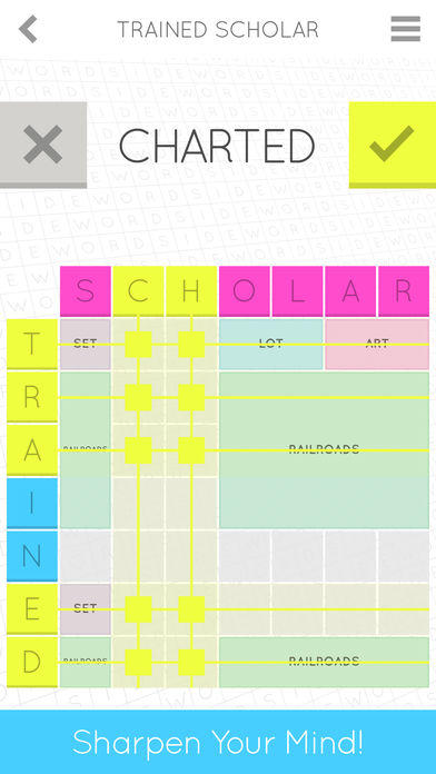 Sidewords Game Screenshot