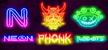 Banner of Neon Phonk Robots 