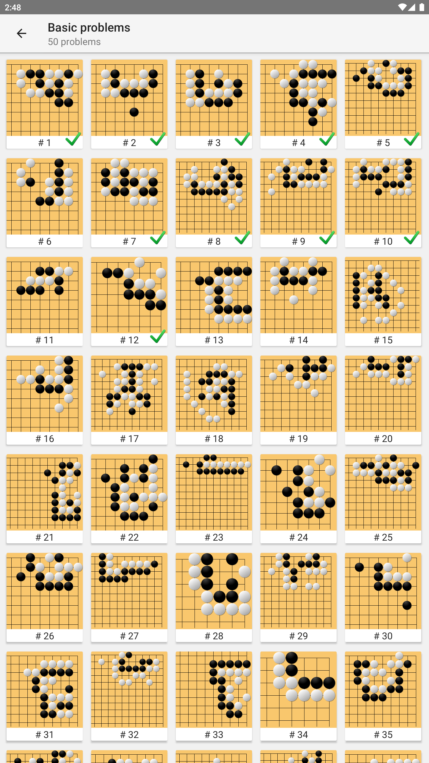 Tsumego Pro (Go Problems) Game Screenshot