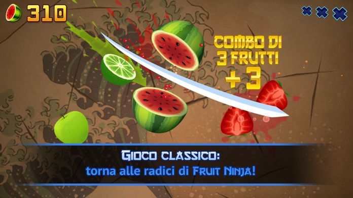 Screenshot 1 of Fruit Ninja Classic 