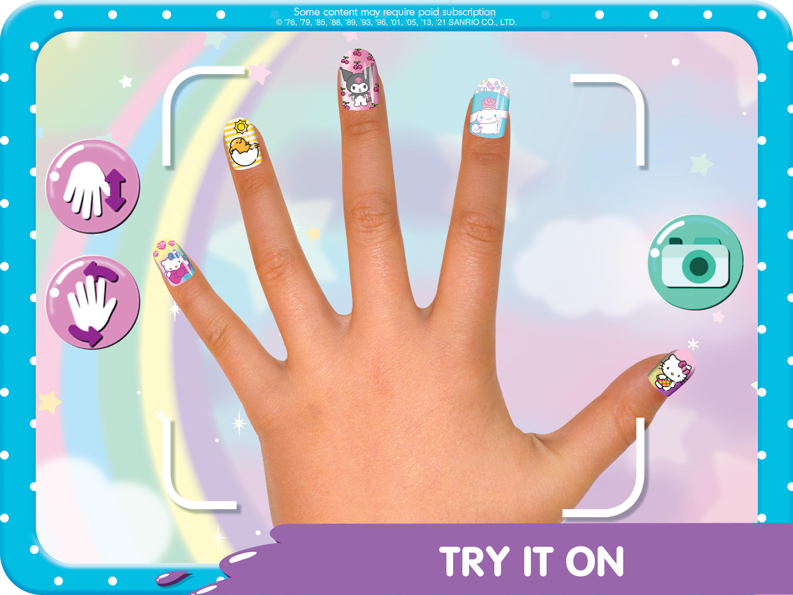 Hello Kitty Nail Salon Game Screenshot