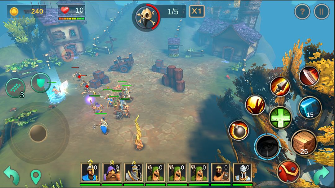 Screenshot of King's Knights Rush