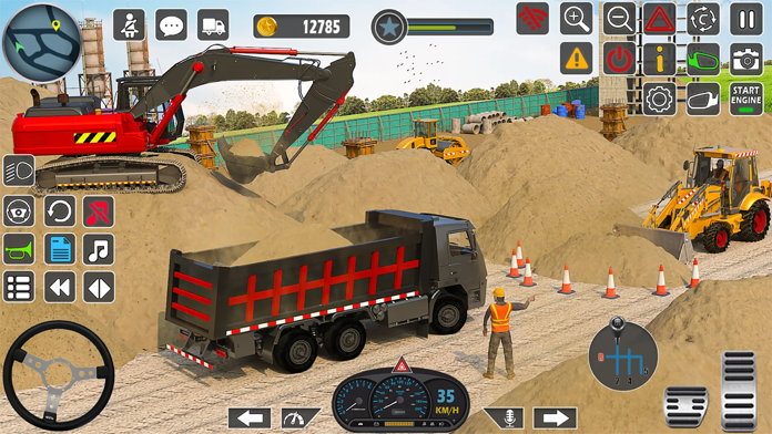 Heavy Excavator : JCB Games 3D Game Screenshot