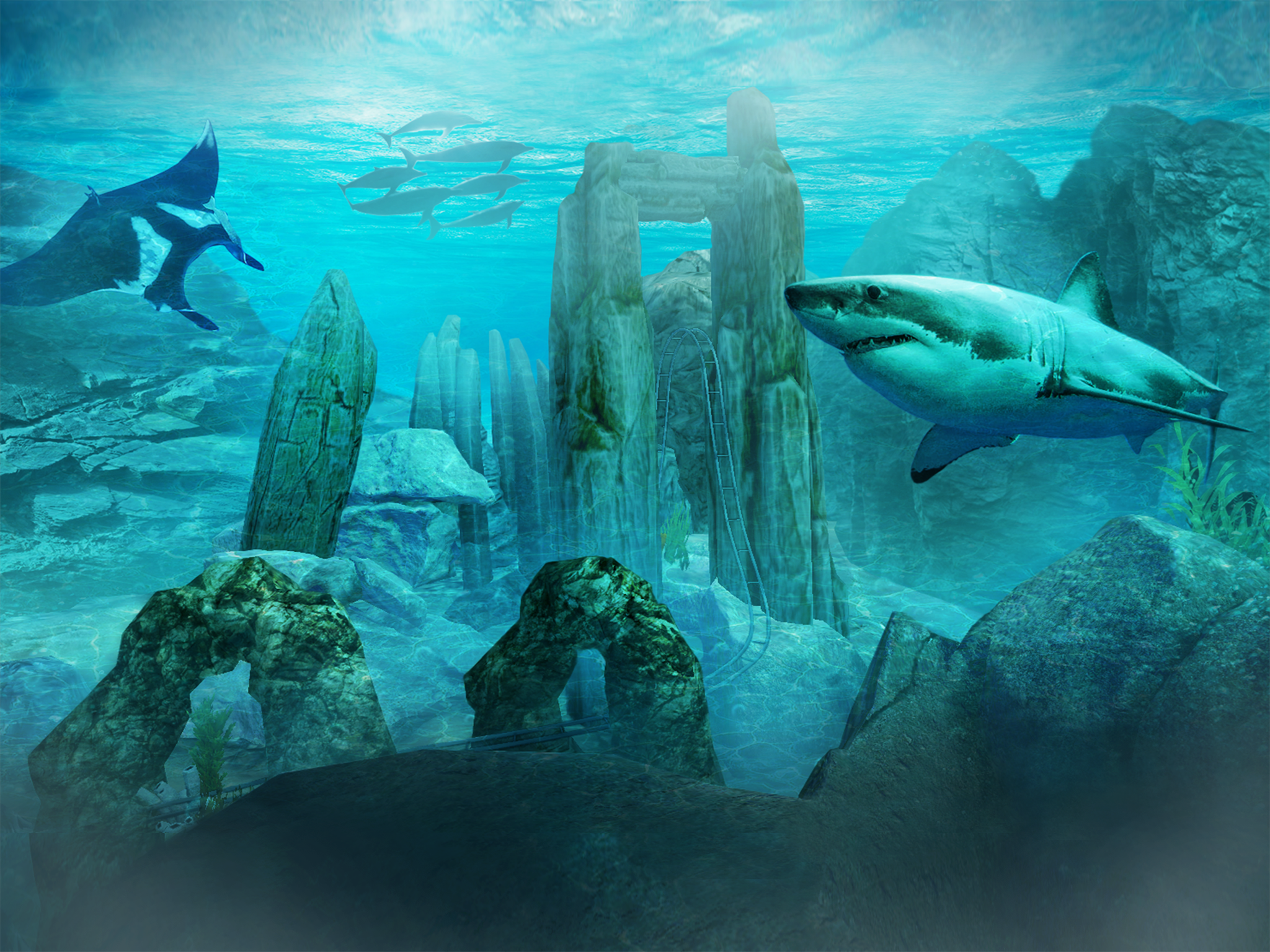 VR Temple Roller Coaster Game Screenshot