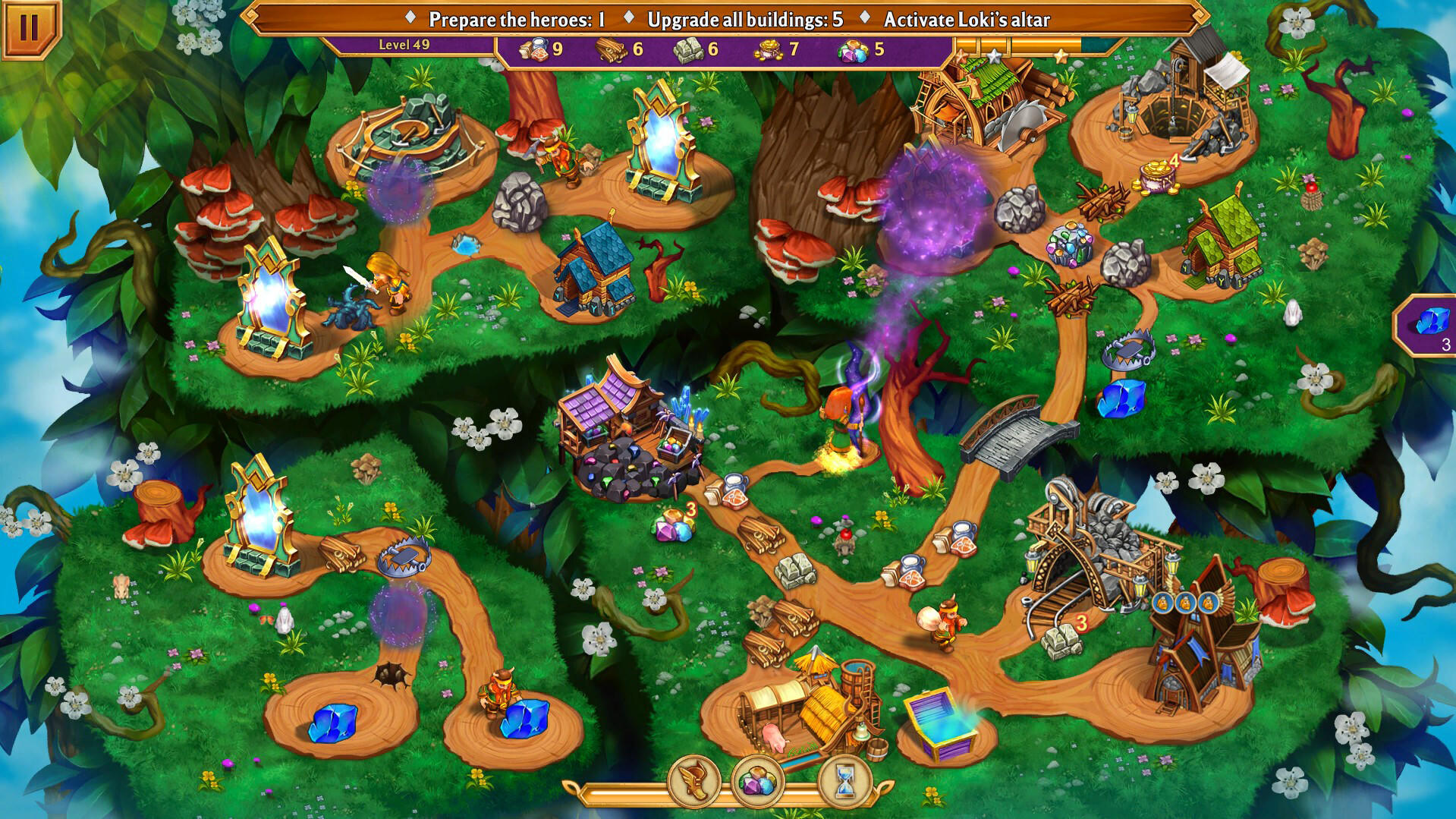Viking Heroes 4 Game Screenshot