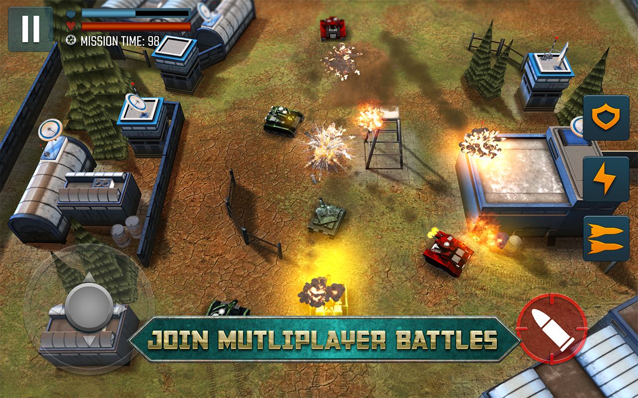 Screenshot of Tank Battle Heroes: World of Shooting (Unreleased)