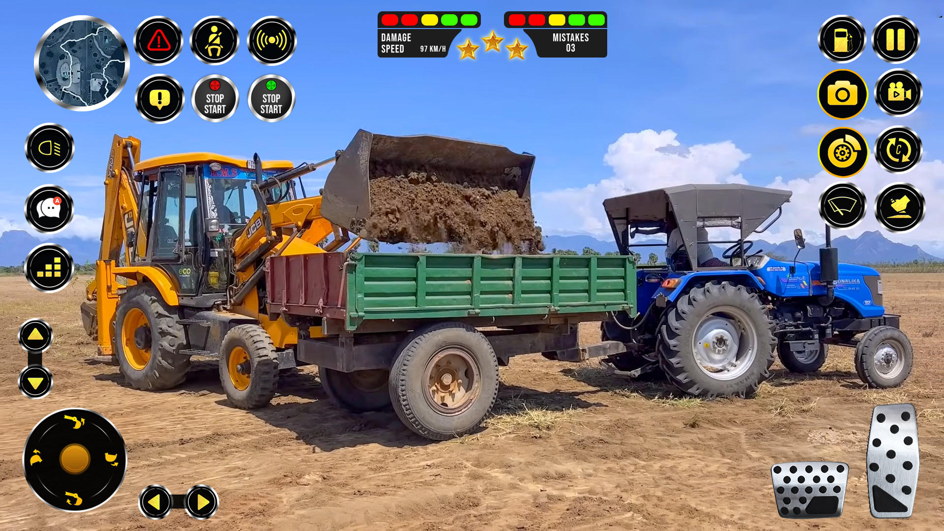 Screenshot 8 of Real JCB Snow Excavator Game 