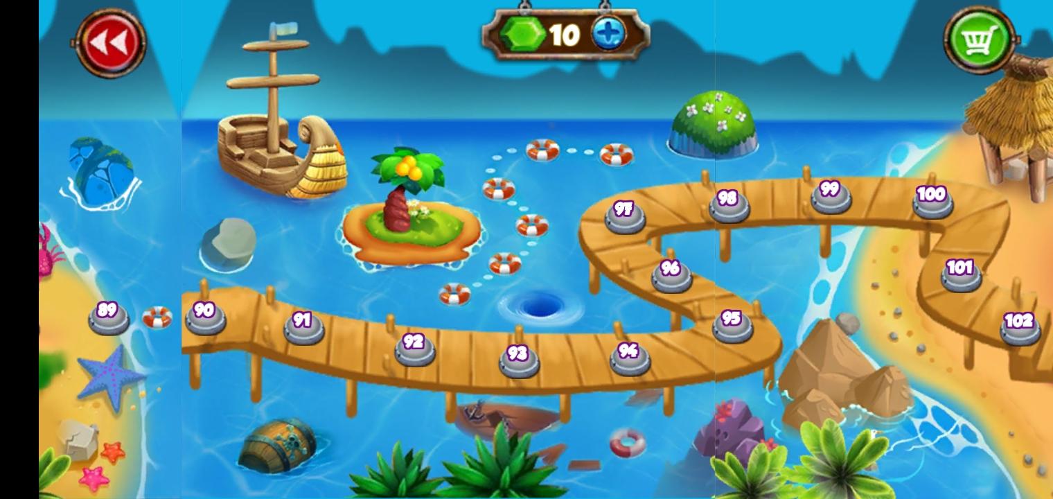 Ancient Zuma Saga: Bubble Dash Game Screenshot