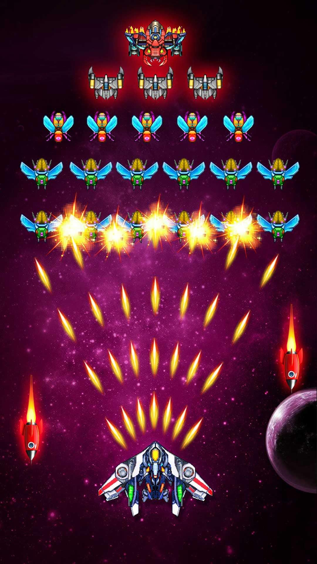 Galaxy Dawn: Aurora Fighter Game Screenshot