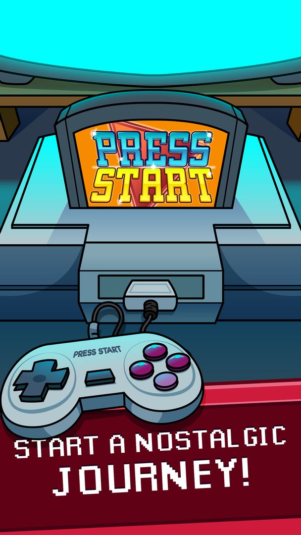 Press Start - Game Nostalgia Clicker 게임 스크린 샷