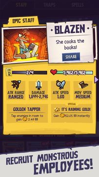 Dungeon, Inc.: Idle Clicker Game Screenshot