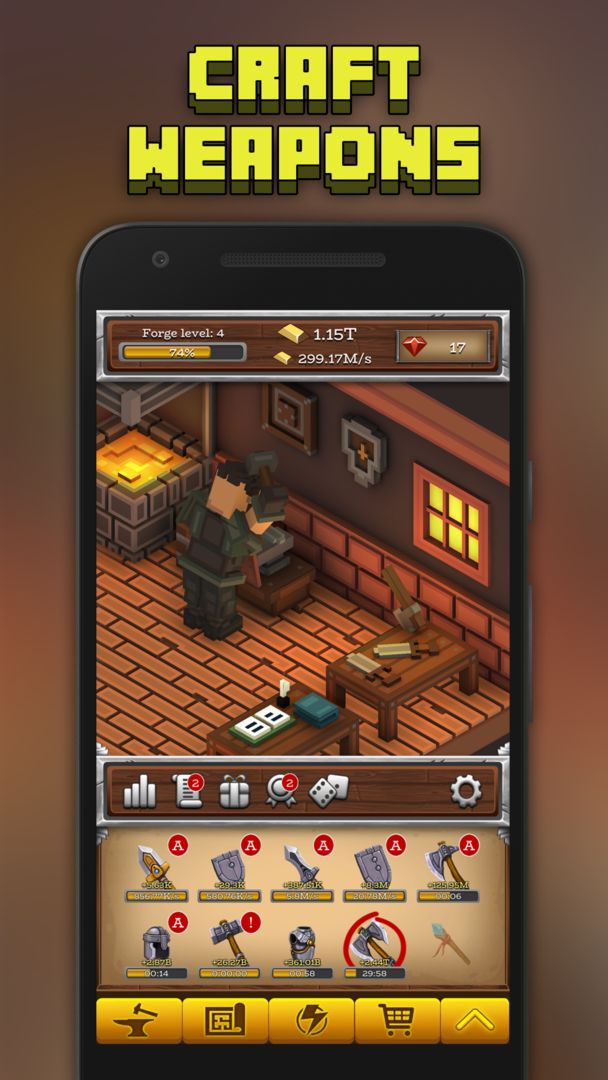 Screenshot of ForgeCraft - Crafting Tycoon